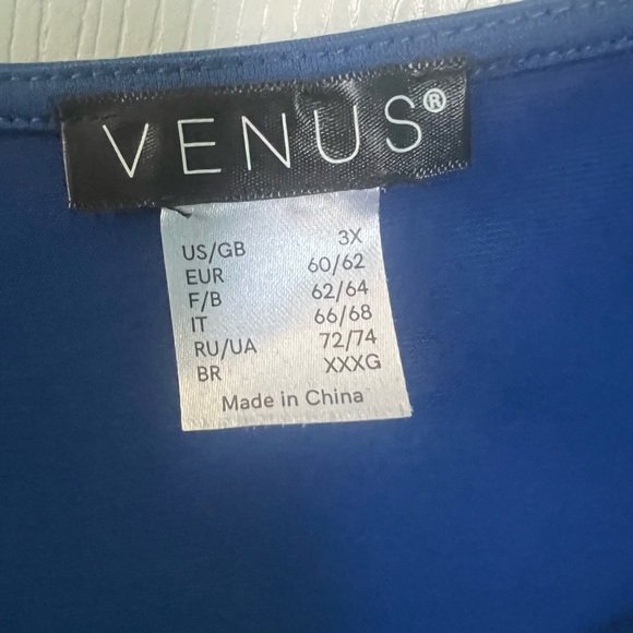Venus blue bodysuit 3x - Picture 2 of 6